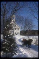 Vermont Winter Strafford Sleigh 013