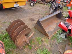 BOBCATS ACCESORIES auger &bucket